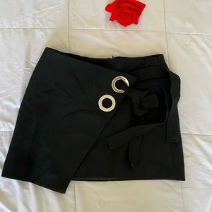 Zara asymmetrical mini skirt